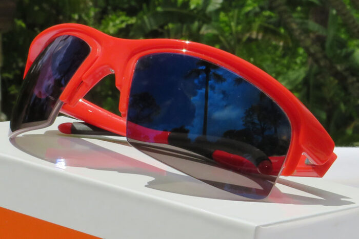 Lightening Lens In Red Frame