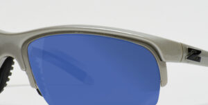 Zoran Sprinter Silver - Sapphire Lens Sunglasses